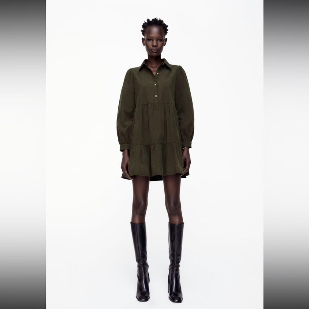 Corduroy Mini Dress